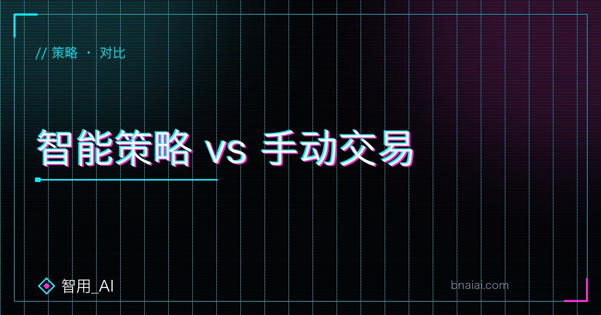 币安智能策略与手动交易对比:网格机器人自动化 vs 手动盯盘,新手如何选择